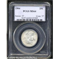1904[25C] MS64 PCGS.