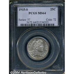 1915-S[25C] MS64 PCGS.