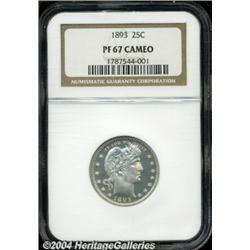 1893[25C] PR67 Cameo NGC.
