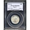 Image 1 : 1917-S[25C] Type One MS64 Full Head PCGS.