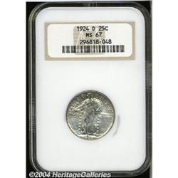 1924-D[25C] MS67 NGC.