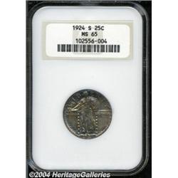 1924-S[25C] MS65 NGC.