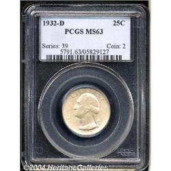 1932-D[25C] MS63 PCGS.