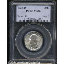 1935-D[25C] MS66 PCGS.