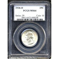 1936-D[25C] MS64 PCGS.