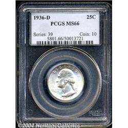 1936-D[25C] MS66 PCGS.