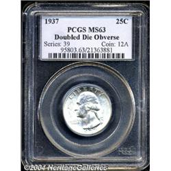 1937[25C] Doubled Die Obverse MS63 PCGS.