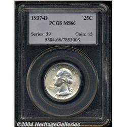 1937-D[25C] MS66 PCGS.