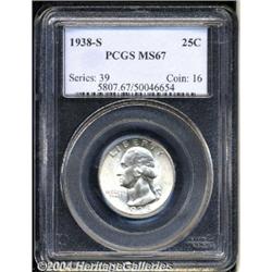 1938-S[25C] MS67 PCGS.