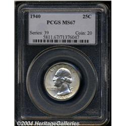 1940[25C] MS67 PCGS.