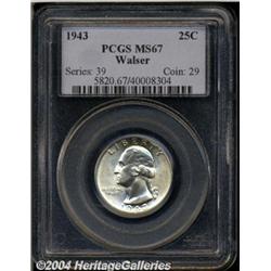 1943[25C] MS67 PCGS.