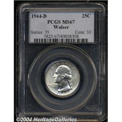 1944-D[25C] MS67 PCGS.