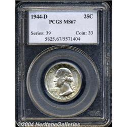 1944-D[25C] MS67 PCGS.