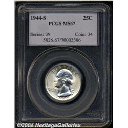 1944-S[25C] MS67 PCGS.