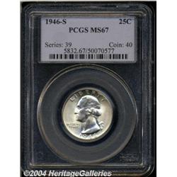 1946-S[25C] MS67 PCGS.