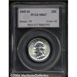 1947-D[25C] MS67 PCGS.