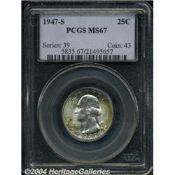 1947-S[25C] MS67 PCGS.