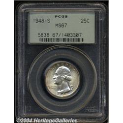 1948-S[25C] MS67 PCGS.
