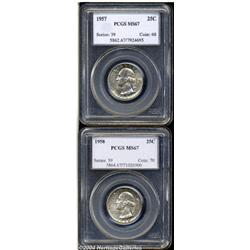 1957[25C] MS67 PCGS,