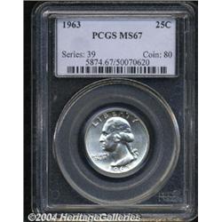 1963[25C] MS67 PCGS.