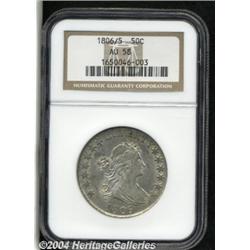 1806/5[50C] AU58 NGC.