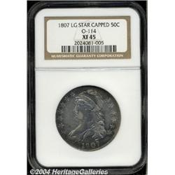 1807[50C] Capped Bust, Large Stars XF45 NGC.
