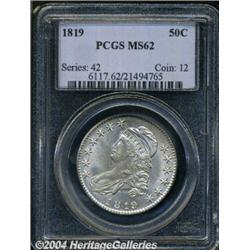 1819[50C] MS62 PCGS.