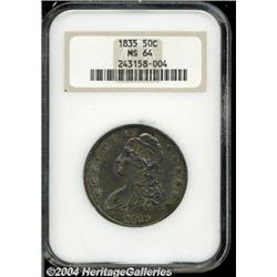 1835[50C] MS64 NGC.