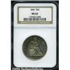 Image 1 : 1866[50C] Motto MS65 NGC.