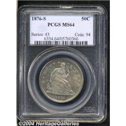 1876-S[50C] MS64 PCGS.