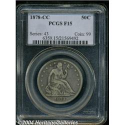 1878-CC[50C] Fine 15 PCGS.
