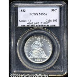 1883[50C] MS66 PCGS.