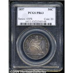 1857[50C] PR63 PCGS.