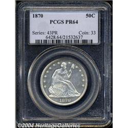 1870[50C] PR64 PCGS.