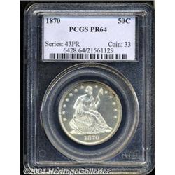 1870[50C] PR64 PCGS.