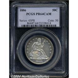 1886[50C] PR64 Cameo PCGS.