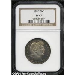 1892[50C] PR67 NGC.