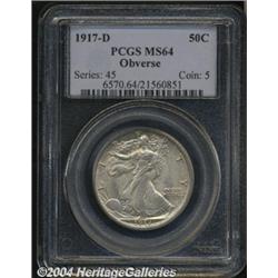 1917-D[50C] Obverse MS64 PCGS.