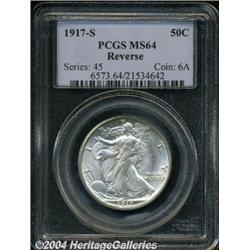 1917-S[50C] Reverse MS64 PCGS.