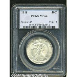 1918[50C] MS64 PCGS.