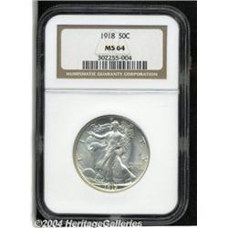 1918[50C] MS64 NGC.
