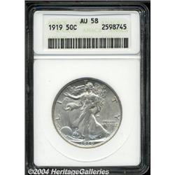 1919[50C] AU58 ANACS.