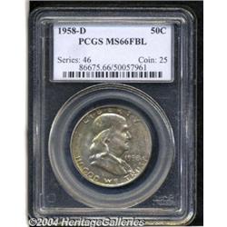 1958-D[50C] MS66 Full Bell Lines PCGS.