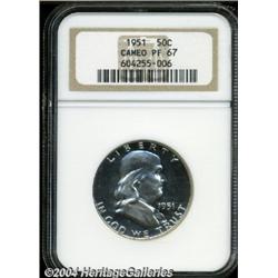 1951[50C] PR67 Cameo NGC.