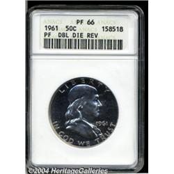 1961[50C] Doubled Die Reverse PR66 ANACS.