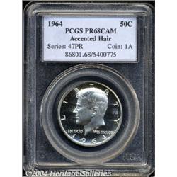 1964[50C] Accented Hair PR68 Cameo PCGS.