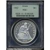 Image 1 : 1842[S$1] MS61 PCGS.