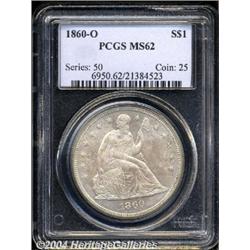 1860-O[S$1] MS62 PCGS.
