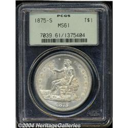 1875-S[T$1] MS61 PCGS.