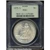 Image 1 : 1875-S[T$1] MS61 PCGS.